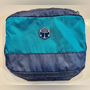 M SQUARE Travel Toiletry Organizer/Travel Bag_Teal and Navy